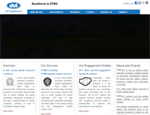 Tablet Screenshot of dctsolutionsinc.com
